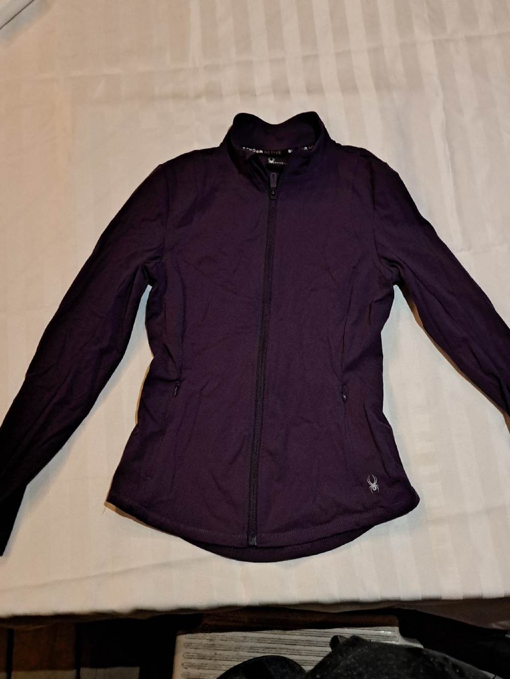 Spyder Women's Deep Purple Full-Zip Utility Jacket